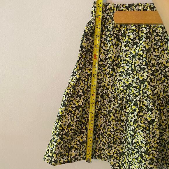 NWT Rails Women's size XL Chrysanthemum Black Yellow Tiered Floral Mini Skirt - Picture 8 of 8